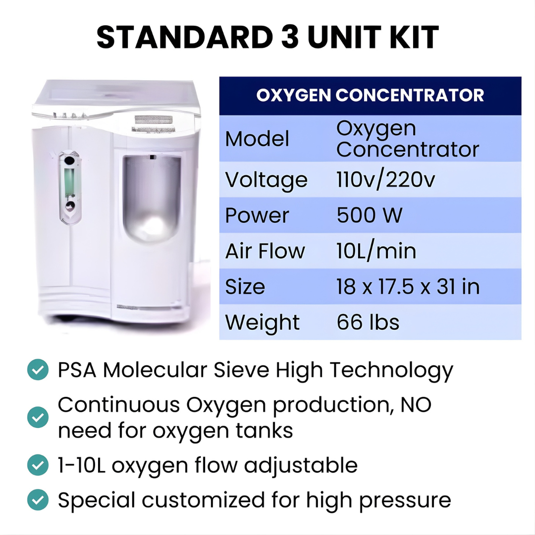 Airvida Pro90 HBOT Portable Sitting Hyperbaric Chamber 1.2-1.5 ATA