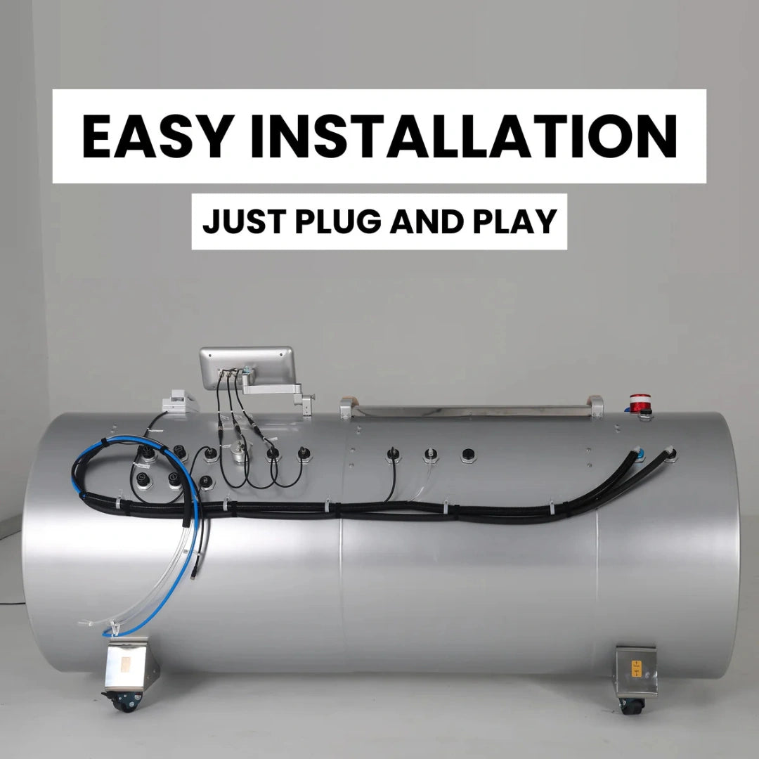 Airvida Ultra Hard Shell Lying Hyperbaric Chamber 1.5–2.0 ATA – High‑Pressure HBOT for Home & Clinic