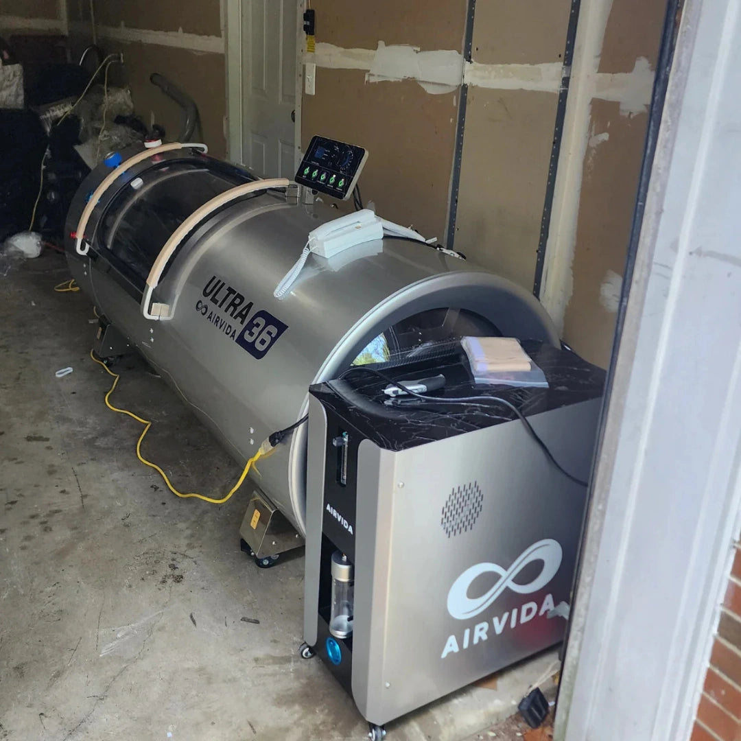 Airvida Ultra Hard Shell Lying Hyperbaric Chamber 1.5–2.0 ATA – High‑Pressure HBOT for Home & Clinic