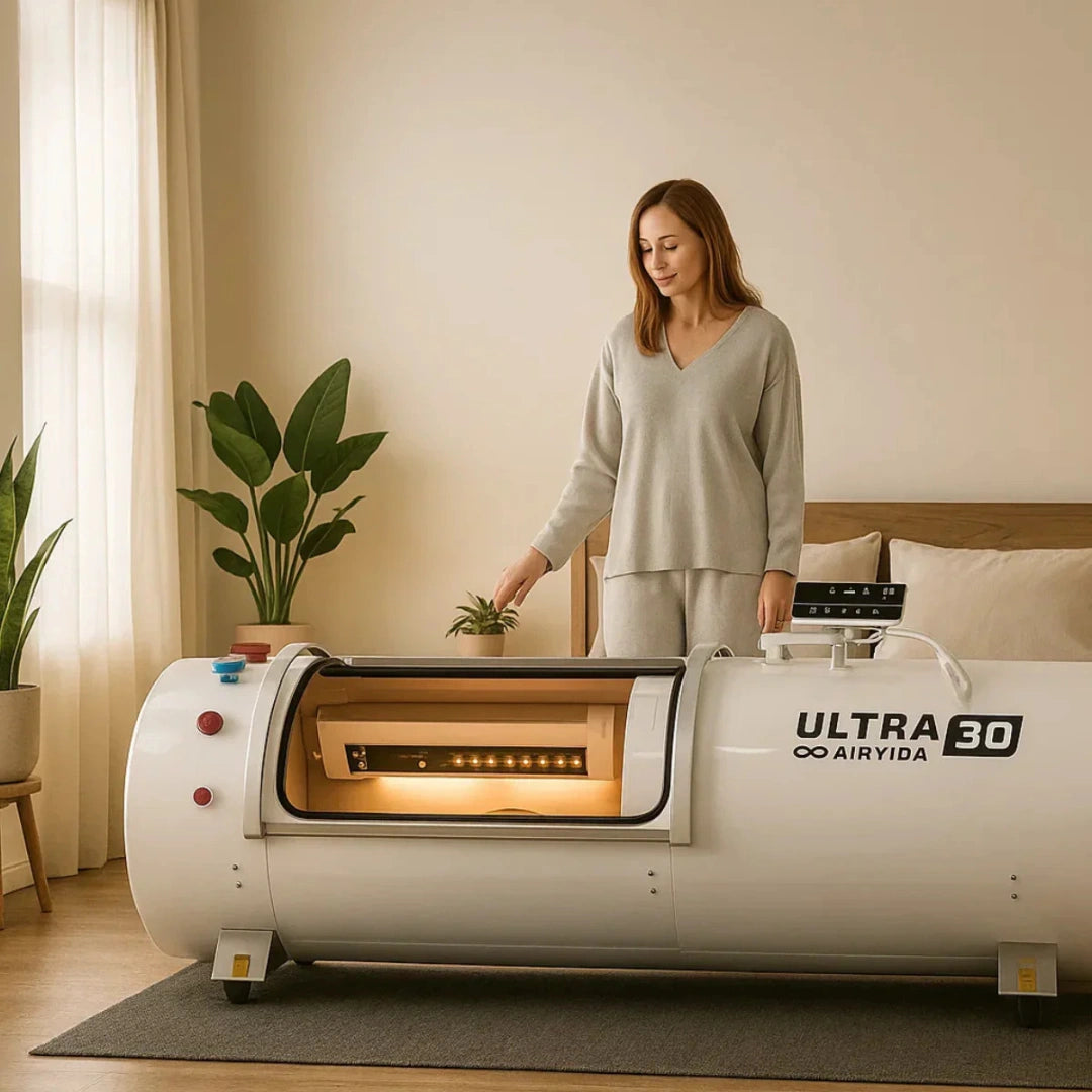 Airvida Ultra Hard Shell Lying Hyperbaric Chamber 1.5–2.0 ATA – High‑Pressure HBOT for Home & Clinic