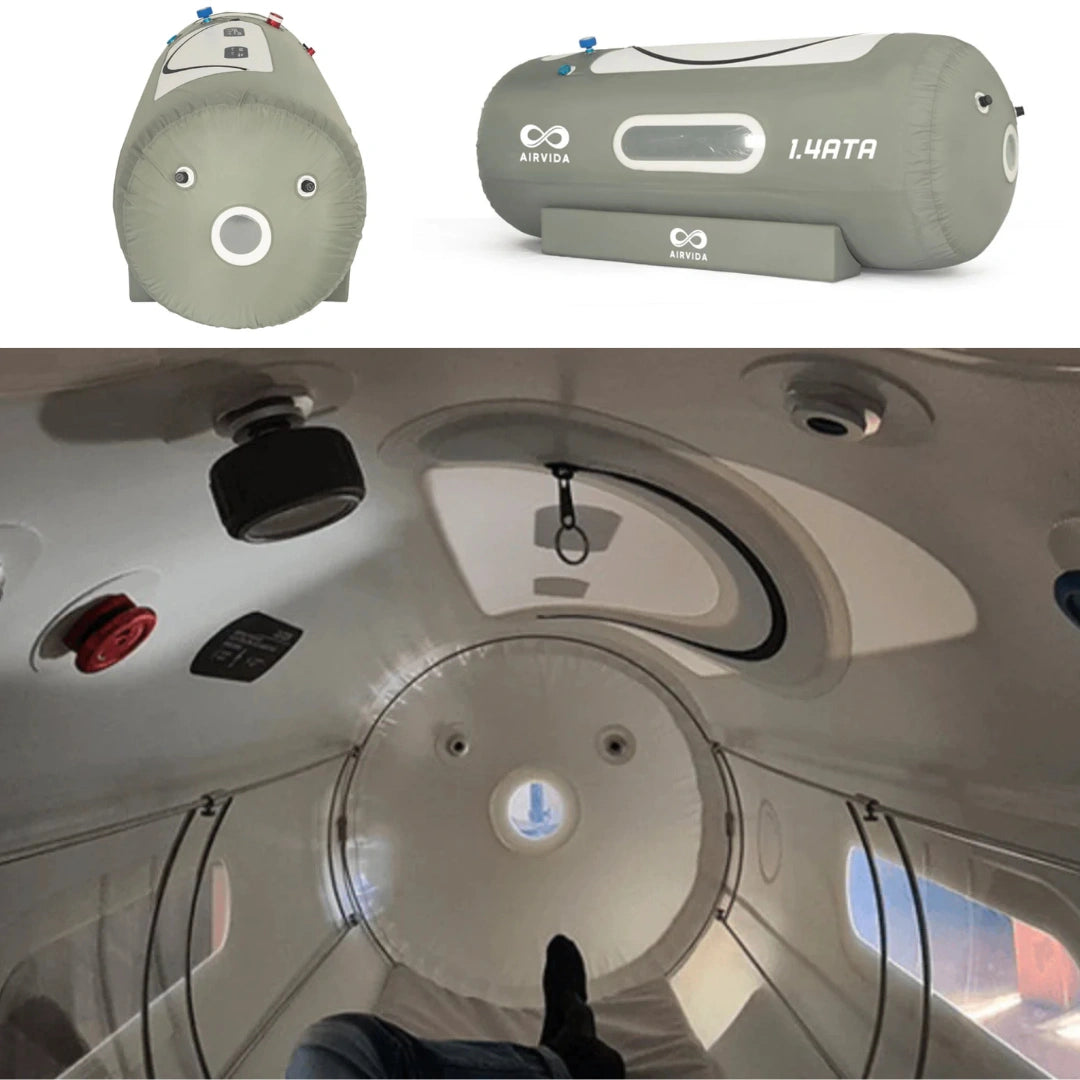 Airvida 1.1 - 1.4ATA Portable Lying Hyperbaric Chamber – Soft Shell HBOT