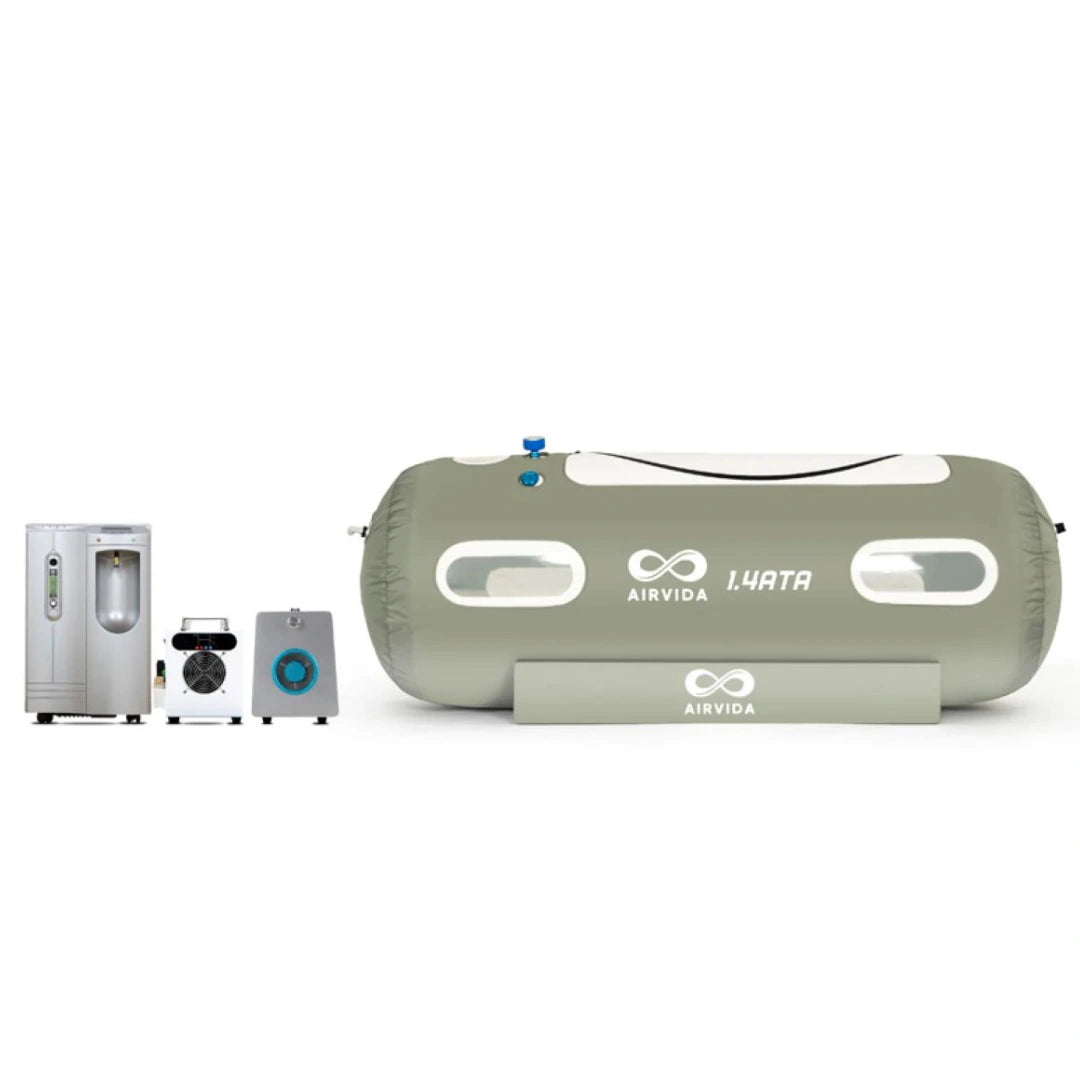 Airvida 1.1 - 1.4ATA Portable Lying Hyperbaric Chamber – Soft Shell HBOT