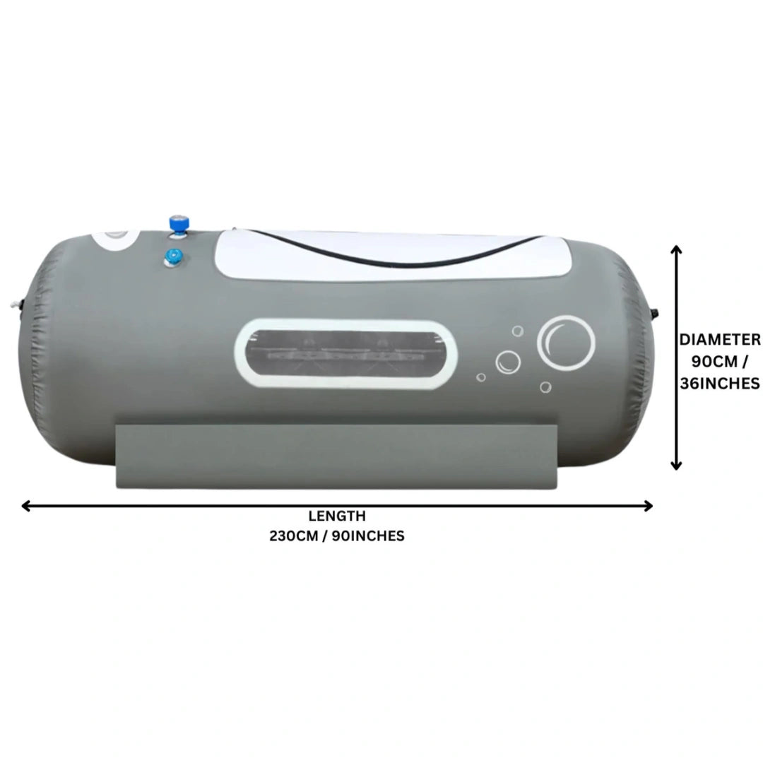 Airvida 1.1 - 1.4ATA Portable Lying Hyperbaric Chamber – Soft Shell HBOT