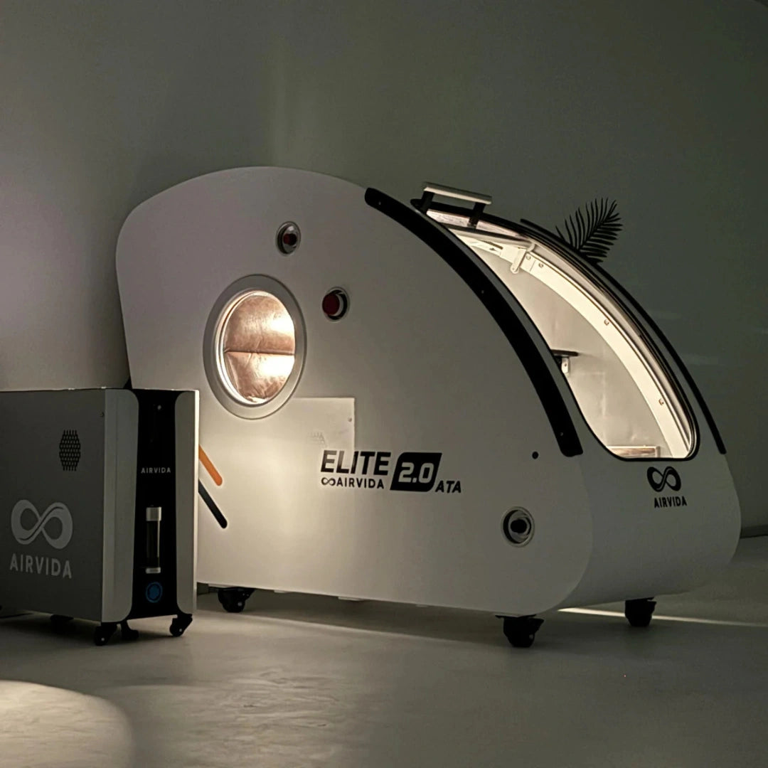 Airvida Elite Hard Shell Sitting Hyperbaric Chamber 1.5–2.0 ATA – Advanced Seated HBOT for Home & Clinic