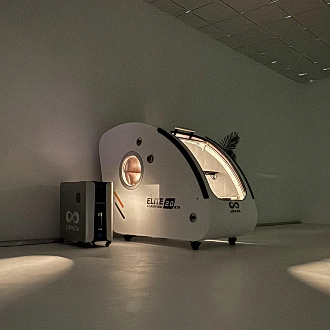 Airvida Elite Hard Shell Sitting Hyperbaric Chamber 1.5–2.0 ATA – Advanced Seated HBOT for Home & Clinic