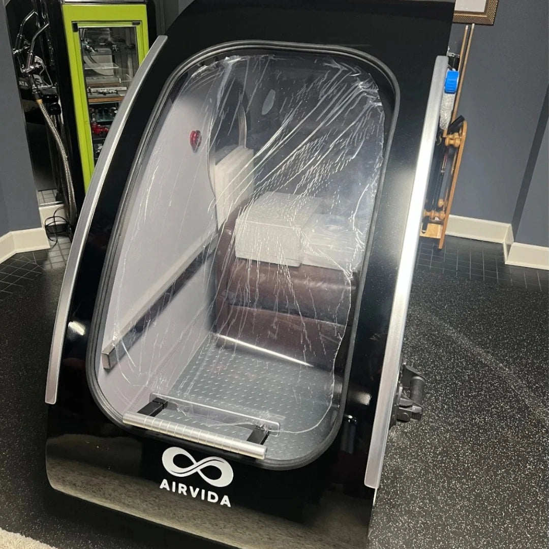 Airvida Elite Hard Shell Sitting Hyperbaric Chamber 1.5–2.0 ATA – Advanced Seated HBOT for Home & Clinic