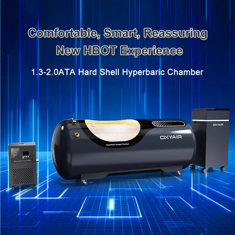 OxyAir 36″ Hard Shell Hyperbaric Chamber 2.0ATA – Premium Luxury HBOT Therapy OLV-YTD03