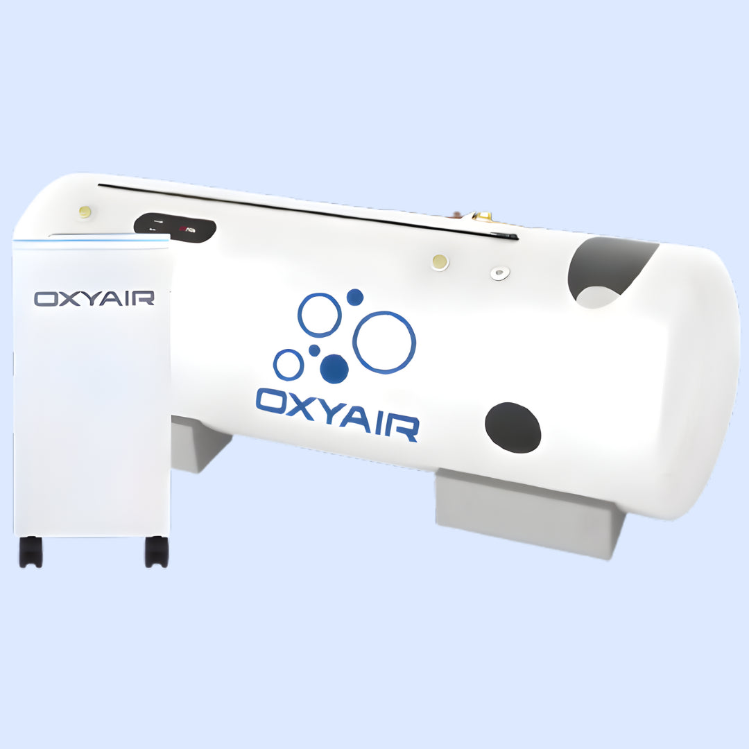 OxyAir 34″ Soft Shell Hyperbaric Oxygen Chamber With Sturdy Base – Premium Home & Wellness HBOT System
